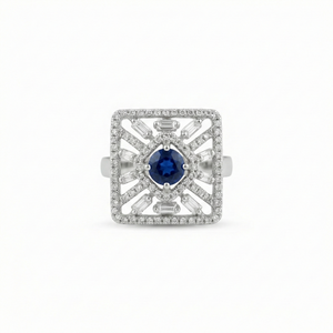 Midnight Geometry Women’s Ring