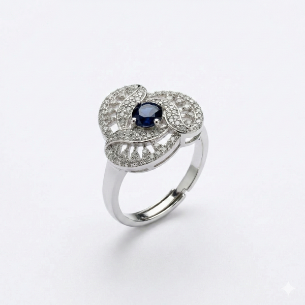 Midnight Harmony Women’s Ring
